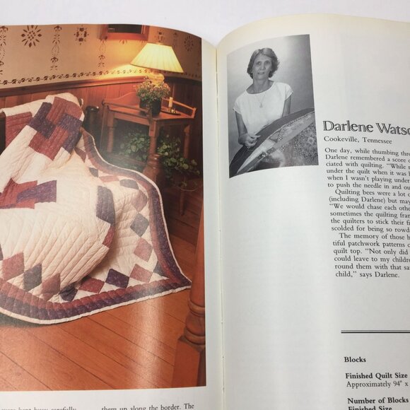 Great American Quilts 1989 Sandra O'Brien Samplers Traditions Examples Hardbound - Picture 10 of 15